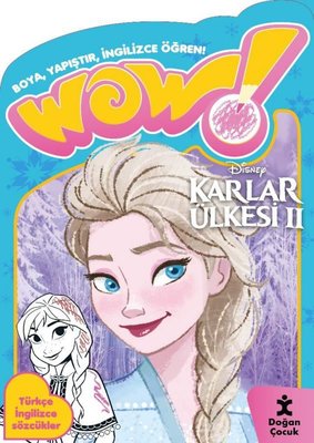 Wow! Disney Karlar Ülkesi 2 Boyama Kitabı - Boya Yapıştır İngilizce Öğ