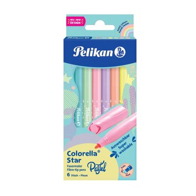 Pelikan Colorella Pastel 6lı Keçeli Kalem Pelikan 4012700822284