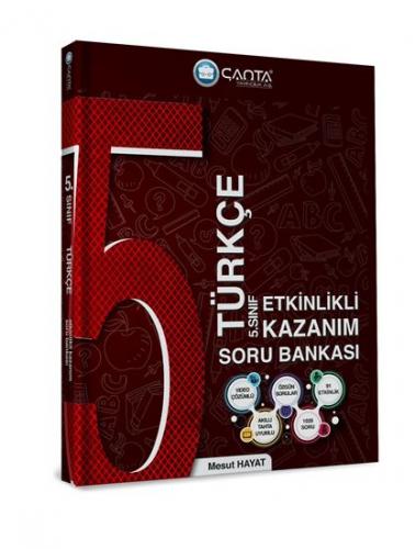 5.Sınıf Türkçe Etkinlikli Kazanım Soru Bankası 2022 Çanta Yayınları