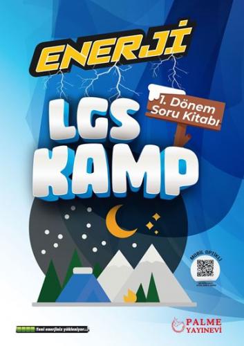 8.Sınıf LGS Enerji Kamp 1.Dönem Soru Kitabı Palme Yayınevi 9786052828557