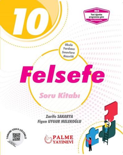 10.Sınıf Felsefe Soru Kitabı Palme Yayınevi 9786052829318