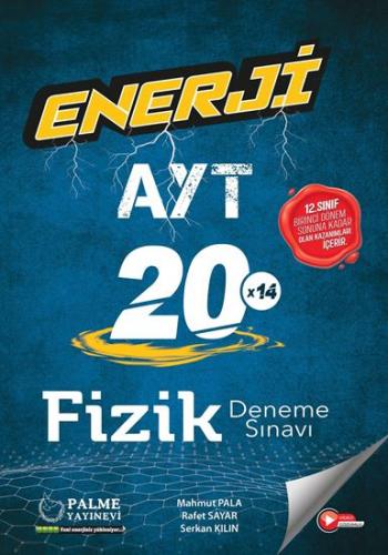 2023 YKS AYT Fizik Enerji 20x14 Deneme Sınavı Video Çözümlü Palme Yayı
