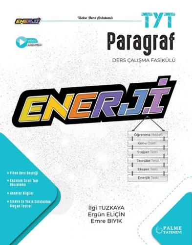 Enerji TYT Paragraf Ders Çalışma Fasikülü Palme Yayınevi 9786256441002
