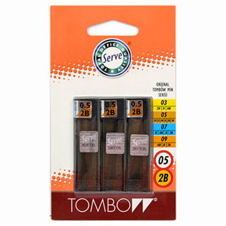 Tombow Min 05 mm 2B 3'lü Blister 8692674301402