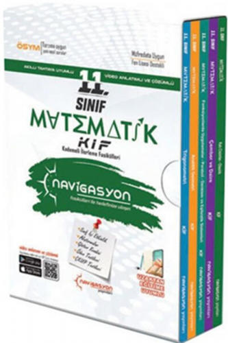 11. Sınıf Matematik Kademeli İlerleme Fasikülleri Seti Navigasyon Yayı