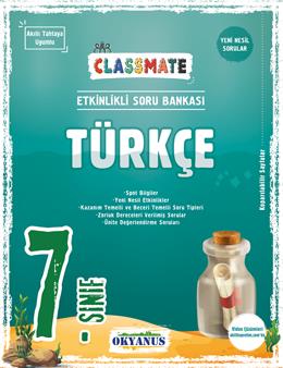 7. Sınıf Classmate Türkçe Soru Bankası Okyanus Yayınları 9786257434478