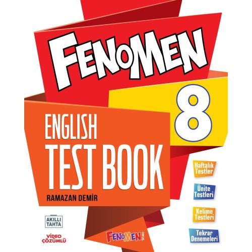 Fenomen 8.Sınıf English test book Fenomen Okul Yayınları 9786258450040