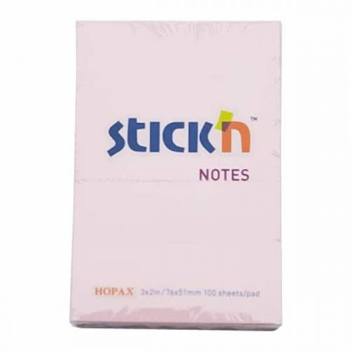 Gıpta Stickn 76x51 100 Yaprak Pastel Pembe Yapışkanlı Not Kağıdı 47127