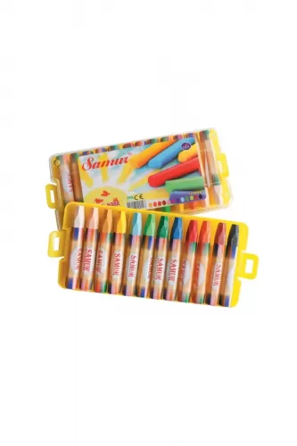Samur 12'li Pastel Boya Seti 8694298400127