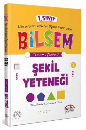1. Sınıf Bilsem Hazırlık Şekil Yeteneği Editör Yayınları 9786052804490