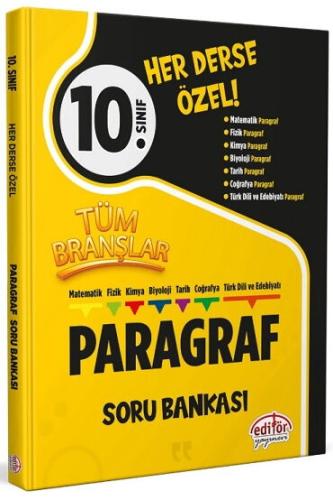 10.SINIF TÜM BRANŞLAR PARAGRAF SORU HER DERSE ÖZEL