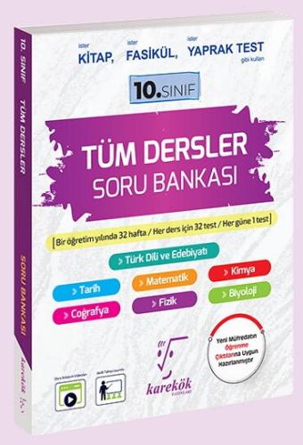 10.SINIF TÜM DERSLER SORU