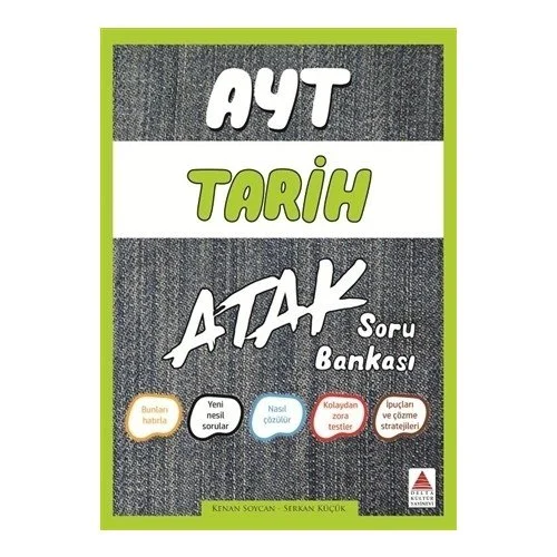 AYT Tarih Atak Soru Bankası Delta Kültür Yayınları 9786052267707