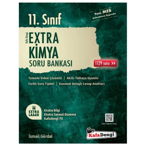 11. Sınıf Kimya Extra Soru Bankası Kafadengi Yayınları