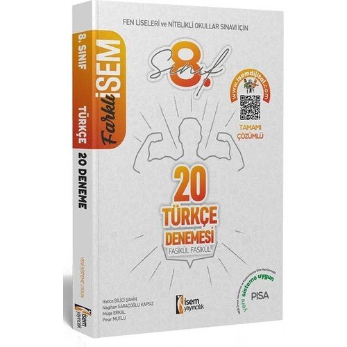 2022 LGS 8. Sınıf Türkçe 20`li Sarmal Deneme