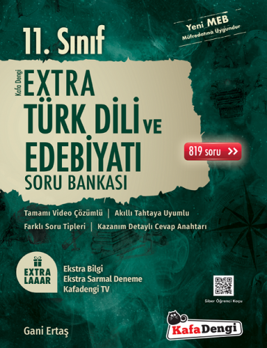 11. Sınıf Türk Dili ve Edebiyatı Extra Soru Bankası Kafadengi Yayınlar