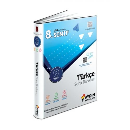 8. Sınıf Türkçe Üç Adım Soru Bankası Damla Oktar, Esra İğde, Eylem Kub