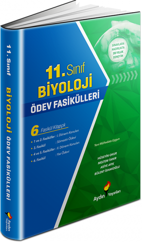 11. Sınıf Biyoloji Ödev Fasikülleri Aydın Yayınları