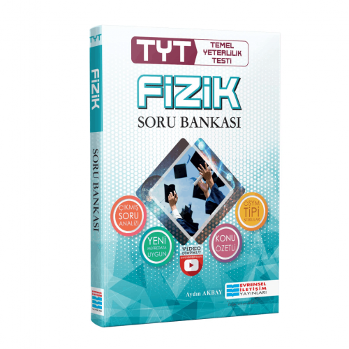 TYT Fizik Video Çözümlü Soru Bankası Evrensel İletişim Yayınları Aydın Akbay
