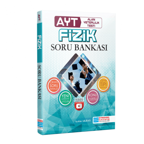 AYT Fizik Video Çözümlü Soru Bankası Evrensel İletişim Yayınları Aydın Akbay