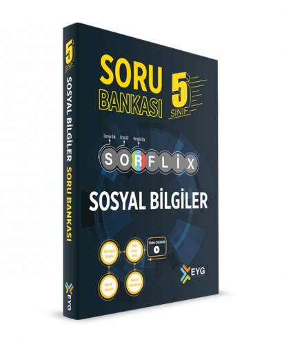5.Sınıf Sorflix Sosyal Bilgiler Soru Bankası EYG Yayınları