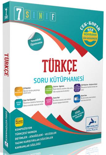 PRF Yayınları 7. Sınıf Türkçe Soru Kütüphanesi