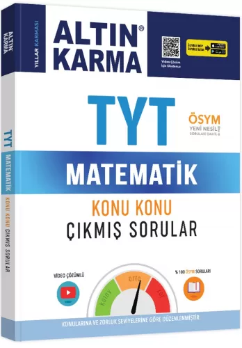 Altın Karma 2021 TYT Problemler Konu Konu Çıkmış Sorular (Kolay-Orta-Z