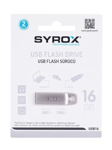 Syrox 16 Gb Usb Flash Bellek 8681569602335