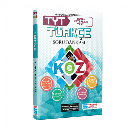 TYT Türkçe KOZ Soru Bankası Evrensel İletişim Yayınları Kanat Yıldız