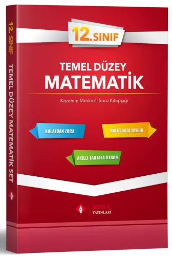 12.sınıf Temel Düzey Matematik Tek Kitap Sonuç Yayınları