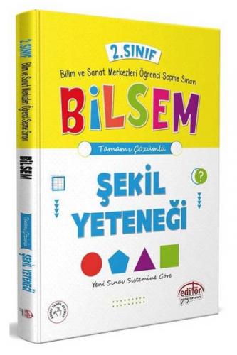 2. Sınıf Bilsem Hazırlık Şekil Yeteneği Tamamı Çözümlü Editör Yayınevi