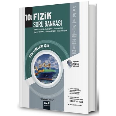 10.Sınıf Fizik Fen Lisesi Soru Bankası Çap Yayınları