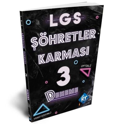 8.Sınıf LGS Şöhretler Karması 3 Deneme KR Akademi 9786257628488