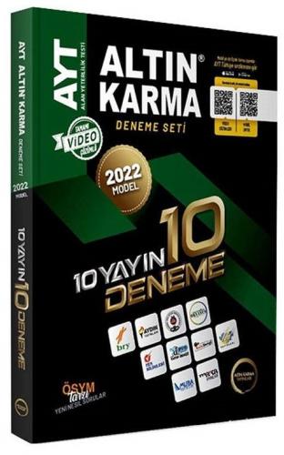 Altın Karma 2022 YKS AYT 10 Deneme Seti Video Çözümlü Altın Karma Yayı
