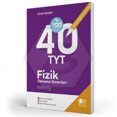 TYT Fizik 40 Deneme Nihat Bilgin Yayınları 9786250095164