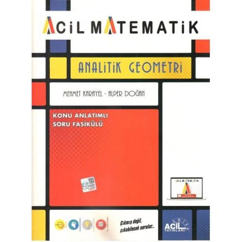 Acil Matematik Analitik Geometri Acil Yayınları 9786257134231