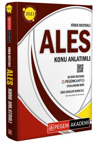 2023 ALES Konu Anlatımlı Pegem Akademi Yayınları