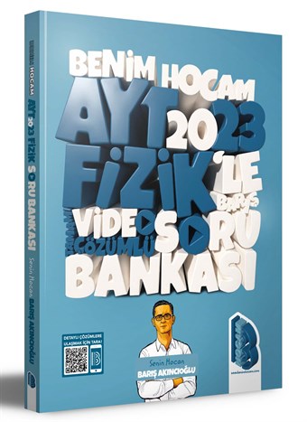 2023 AYT Fizik Tamamı Video Çözümlü Soru Bankası Benim Hocam Yayınları