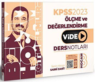 2023 KPSS Eğitim Bilimleri Ölçme ve Değerlendirme Video Ders Notları B