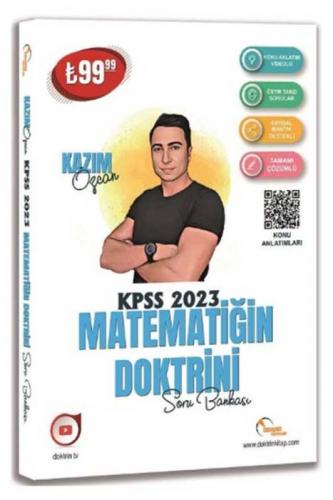 2023 KPSS Matematiğin Doktrini Matematik Soru Bankası Video Çözümlü Doktrin Yayınları 9786257465205