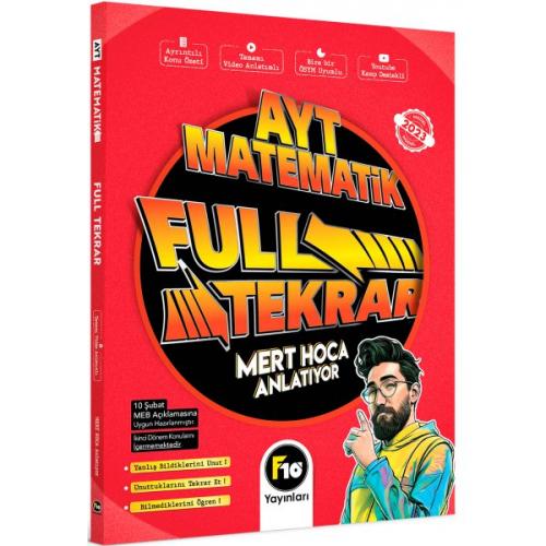 2023 Mert Hoca AYT Matematik Full Tekrar Video Ders Kitabı F10 Yayınla