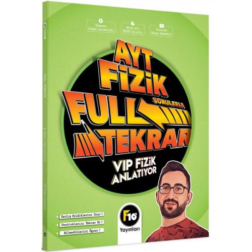 2023 VİP Fizik AYT Fizik Full Tekrar Video Ders Kitabı F10 Yayınları 9