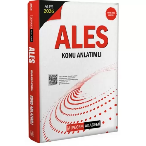 2026 ALES Konu Anlatımlı Pegem Akademi