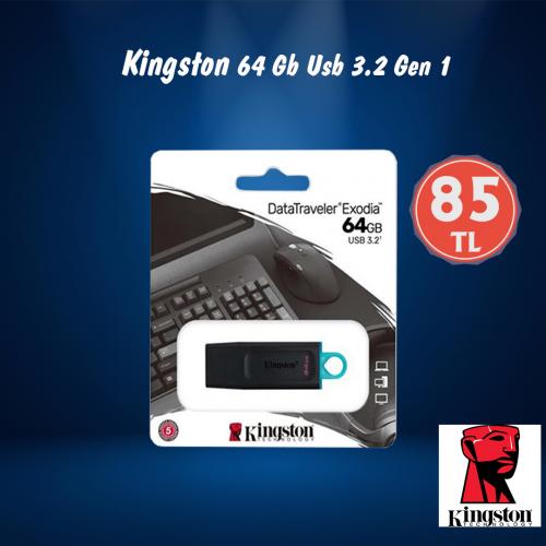 Kingston 64 Gb Usb 3.2 Gen 1 DataTraveler Exodia Black + Teal 74061730