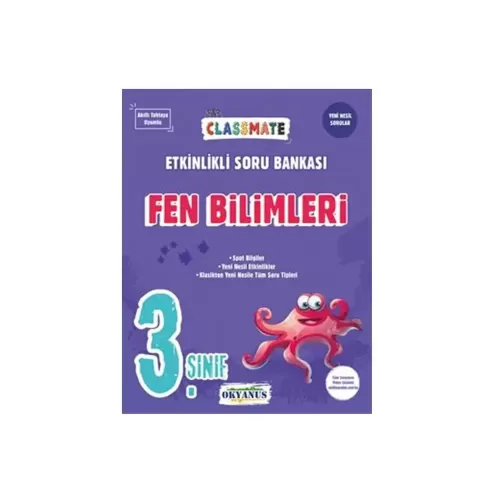 3. Sınıf Classmate Fen Bilimleri Etkinlikli Soru Bankası Fatma Mert Ok
