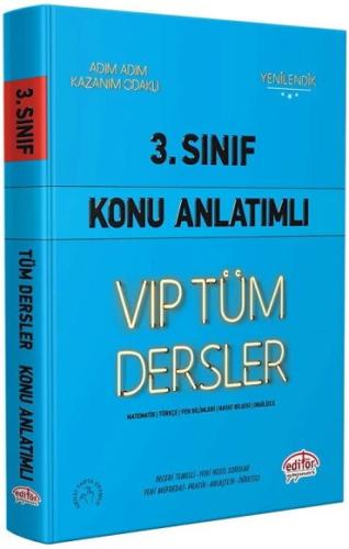 3.SINIF TÜM DERSLER KONU ANLATIMLI MAVİ KİTAP