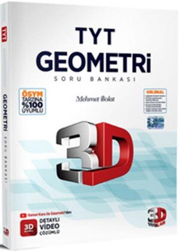 2023 TYT 3D Geometri Tamamı Video Çözümlü Soru Bankası 3D Yayınları 9786051949383