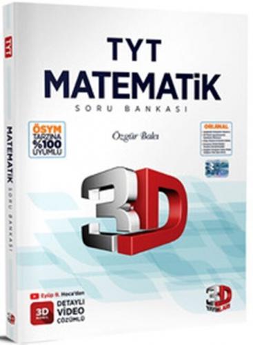 2023 TYT 3D Matematik Tamamı Video Çözümlü Soru Bankası Özgür Balcı 3D Yayınları 9786051949291