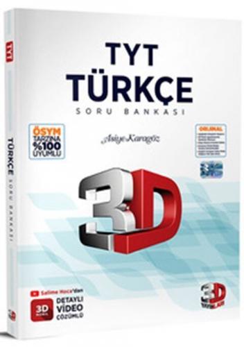 TYT 3D Türkçe Tamamı Video Çözümlü Soru Bankası 3D Yayınları 9786051949314