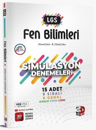 8. Sınıf LGS 3D Simülasyon Fen Bilimleri Denemeleri 3D Yayınları 97860